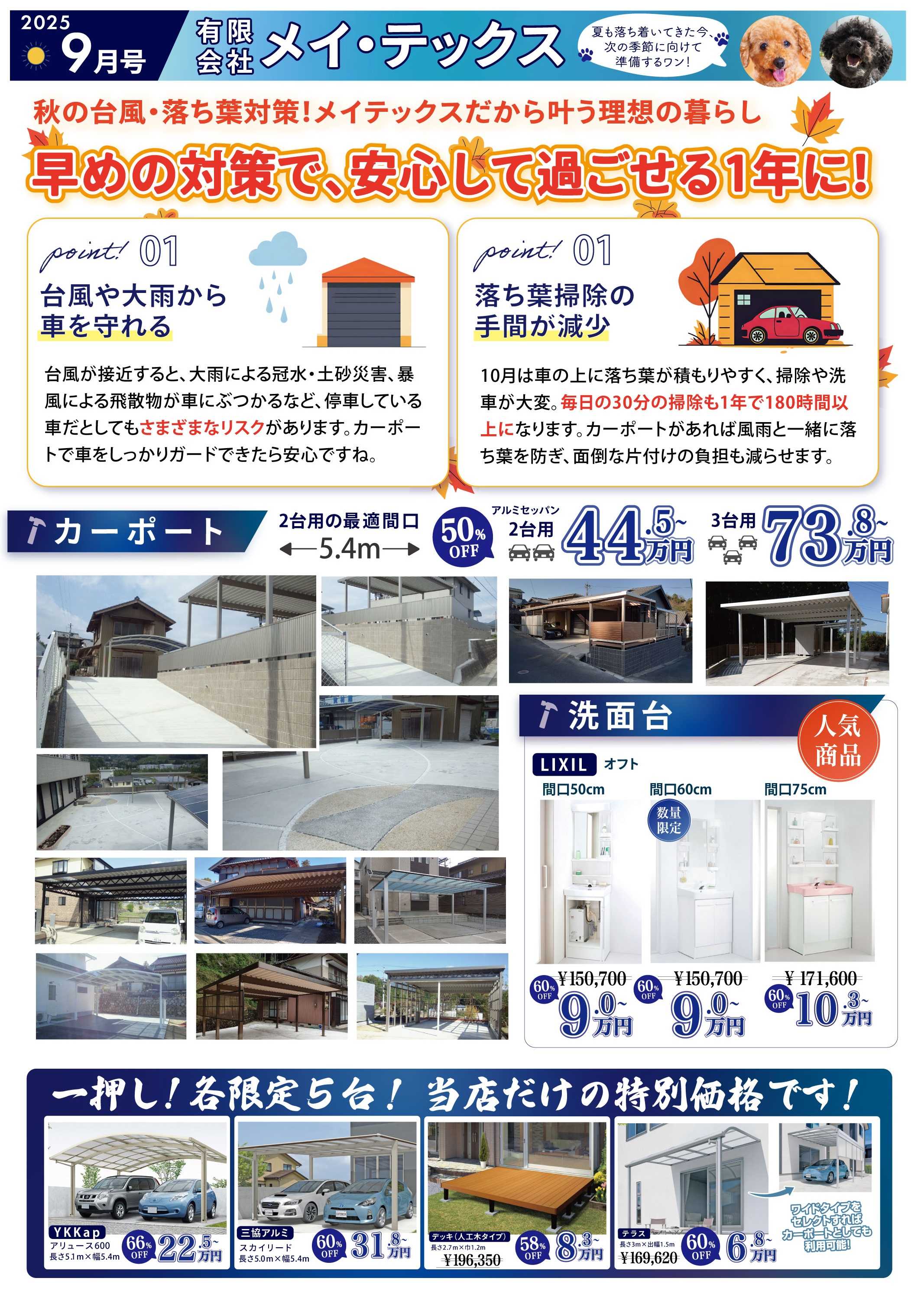 今月の折込み｜メイテックス